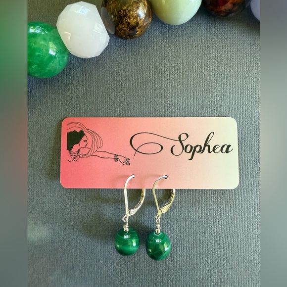 NWT Multicolor Gemstone Statement Necklace and Earring Set Sterling Silver Gift - Picture 7 of 9